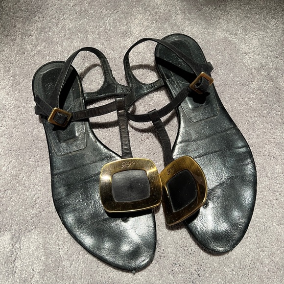 Black Roger Vivier Sandals 38.5 - Picture 2 of 4